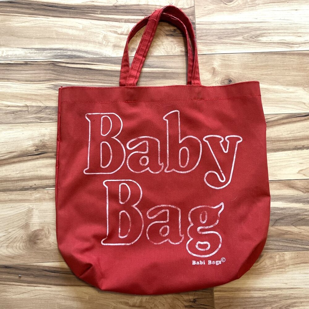 Vintage baby bag tote